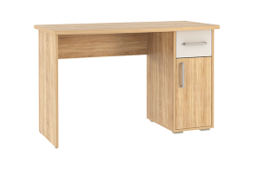 Стол компьютерный 1200 Лайт-1 дуб сонома/белый в Ишиме - ishim.mebel-tymen.ru | фото