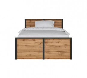 LOFT кровать LOZ120х200 (Дуб вотан/Черный) в Ишиме - ishim.mebel-tymen.ru | фото