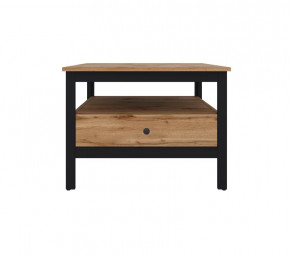 LOFT стол журнальный LAW (Дуб вотан/Черный) в Ишиме - ishim.mebel-tymen.ru | фото