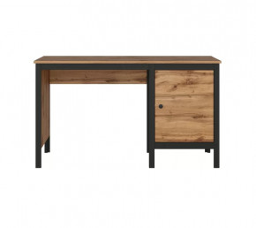 LOFT стол письменный BIU/130 (Дуб вотан/Черный) в Ишиме - ishim.mebel-tymen.ru | фото