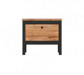 LOFT тумба KOM1K/55 (Дуб вотан/Черный) в Ишиме - ishim.mebel-tymen.ru | фото