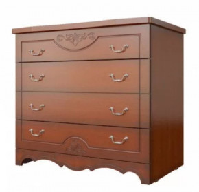 ЛОТОС ЛАК Комод 4 ящика Орех в Ишиме - ishim.mebel-tymen.ru | фото