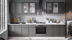 Модульная кухня «Белладжио» Белый, Софт графит в Ишиме - ishim.mebel-tymen.ru | фото