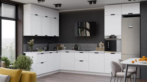 Модульная кухня «Гренада» Белый, Холст Белый в Ишиме - ishim.mebel-tymen.ru | фото