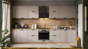 Модульная кухня «Гренада» Дуб Крафт золотой, Холст латте в Ишиме - ishim.mebel-tymen.ru | фото