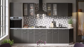 Модульная кухня «Кимберли» Белый, Титан в Ишиме - ishim.mebel-tymen.ru | фото