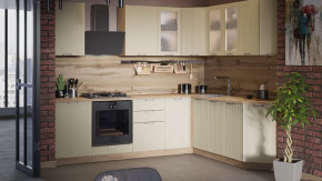 Модульная кухня «Кимберли» Дуб Крафт золотой, Крем в Ишиме - ishim.mebel-tymen.ru | фото