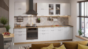 Модульная кухня «Кимберли» Дуб Крафт золотой, Сноу в Ишиме - ishim.mebel-tymen.ru | фото