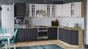 Модульная кухня «Лина» Дуб крафт золотой/Графит в Ишиме - ishim.mebel-tymen.ru | фото