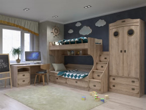 Модульная подростковая Мираж-1 Дуб баррик в Ишиме - ishim.mebel-tymen.ru | фото