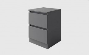 МОРИ ТПМ400.2 Тумба с 2мя ящ. (ш402*г420*в558мм), ЛДСП графит (МП) в Ишиме - ishim.mebel-tymen.ru | фото