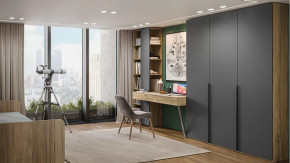 Набор детской мебели «Порто» №1 Яблоня Беллуно, Графит софт в Ишиме - ishim.mebel-tymen.ru | фото