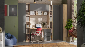 Набор детской мебели «Порто» №10 Яблоня Беллуно, Графит софт в Ишиме - ishim.mebel-tymen.ru | фото