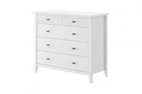 Никеа Комод 5 ящиков Белый в Ишиме - ishim.mebel-tymen.ru | фото