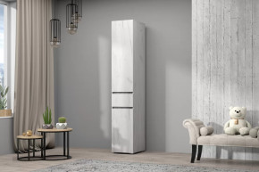 Пенал МС Лиана Дуб Крафт Белый/Артвуд Темный в Ишиме - ishim.mebel-tymen.ru | фото