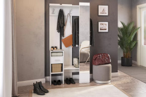 Прихожая Агата белый рамух в Ишиме - ishim.mebel-tymen.ru | фото