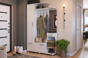 Прихожая Барселона-1 белый рамух в Ишиме - ishim.mebel-tymen.ru | фото