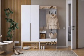 Прихожая Баско К1 белое дерево в Ишиме - ishim.mebel-tymen.ru | фото