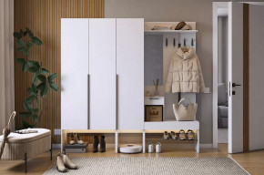 Прихожая Баско К11 белое дерево в Ишиме - ishim.mebel-tymen.ru | фото