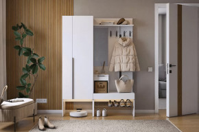 Прихожая Баско К2 белое дерево в Ишиме - ishim.mebel-tymen.ru | фото