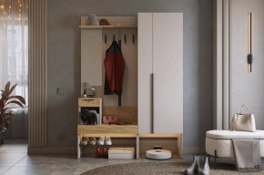 Прихожая Баско К2 кашемир/дуб крафт золотой в Ишиме - ishim.mebel-tymen.ru | фото