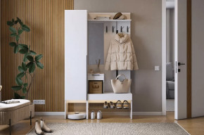 Прихожая Баско К3 белое дерево в Ишиме - ishim.mebel-tymen.ru | фото