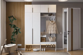 Прихожая Баско К5 белое дерево в Ишиме - ishim.mebel-tymen.ru | фото