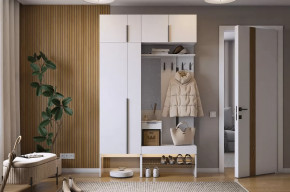 Прихожая Баско К6 белое дерево в Ишиме - ishim.mebel-tymen.ru | фото