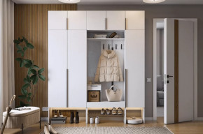 Прихожая Баско К7 белое дерево в Ишиме - ishim.mebel-tymen.ru | фото