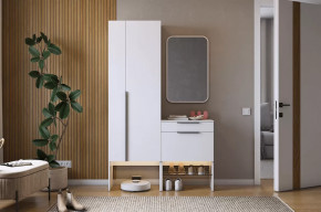 Прихожая Баско К8 белое дерево в Ишиме - ishim.mebel-tymen.ru | фото