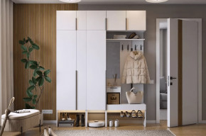 Прихожая Баско К9 белое дерево в Ишиме - ishim.mebel-tymen.ru | фото
