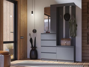 Прихожая Челси графит в Ишиме - ishim.mebel-tymen.ru | фото