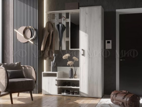 Прихожая Визит Дуб Крафт Белый в Ишиме - ishim.mebel-tymen.ru | фото