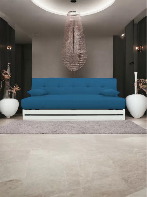 Прямой диван манго 1 Савана Деним/Планки белые в Ишиме - ishim.mebel-tymen.ru | фото