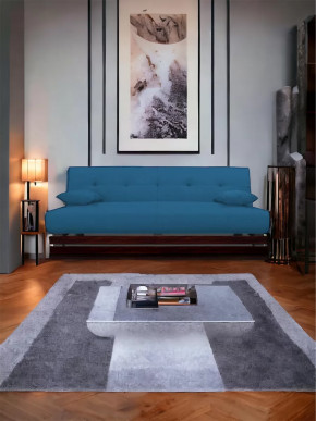 Прямой диван манго 1 Савана Деним/Планки орех в Ишиме - ishim.mebel-tymen.ru | фото