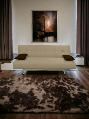 Прямой диван манго 2 Нео Латте/Подушки Нео Шоколад в Ишиме - ishim.mebel-tymen.ru | фото