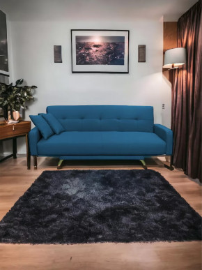 Прямой диван с подлокотниками манго 3 Савана Деним в Ишиме - ishim.mebel-tymen.ru | фото