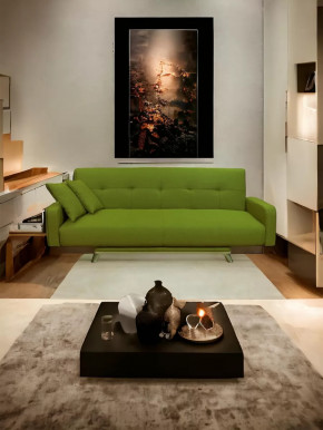 Прямой диван с подлокотниками манго 3 Савана Грин в Ишиме - ishim.mebel-tymen.ru | фото