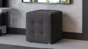 Пуф Тип 1 Велюр Графит в Ишиме - ishim.mebel-tymen.ru | фото