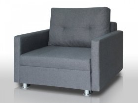 Кресло-кровать Реал 80 с подлокотниками графит в Ишиме - ishim.mebel-tymen.ru | фото