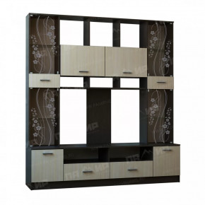 САБИНА СМ-2000 Стенка (ш2000*г520*в2200мм), ЛДСП венге/дуб белфорт в Ишиме - ishim.mebel-tymen.ru | фото