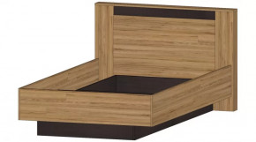 Серия Бостон Кровать 1200 дуб вотан в Ишиме - ishim.mebel-tymen.ru | фото