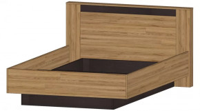 Серия Бостон Кровать 1400 дуб вотан/венге в Ишиме - ishim.mebel-tymen.ru | фото