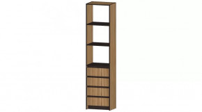 Серия Бостон Стеллаж 4 ящика дуб вотан в Ишиме - ishim.mebel-tymen.ru | фото