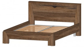 Серия Регина кровать 2х сп. 1400 дуб самдал в Ишиме - ishim.mebel-tymen.ru | фото