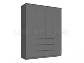 Шкаф 1600 Челси Графит в Ишиме - ishim.mebel-tymen.ru | фото