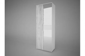 Шкаф 2-х створчатый "Сорренто" с ЛДСП створкой и зеркалом в Ишиме - ishim.mebel-tymen.ru | фото