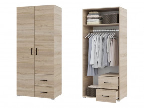 Шкаф 2 створчатый с ящиками Victor Сонома в Ишиме - ishim.mebel-tymen.ru | фото