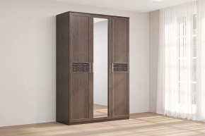 Шкаф 3-х створчатый с зеркалом Кэт-4 Венге Диал в Ишиме - ishim.mebel-tymen.ru | фото
