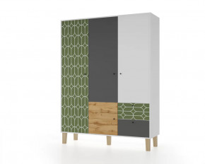 Шкаф 3-х створчатый "Story" (Овалы) в Ишиме - ishim.mebel-tymen.ru | фото